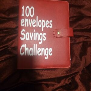 Red Savings Challenge Binder